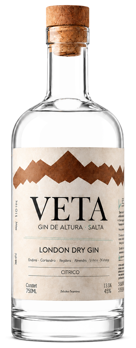 Botella VETA Gin de Altura